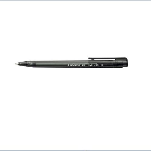 Staedtler Retractable Ball Point Pen - Black, Medium 0.45mm Tip Pack 10